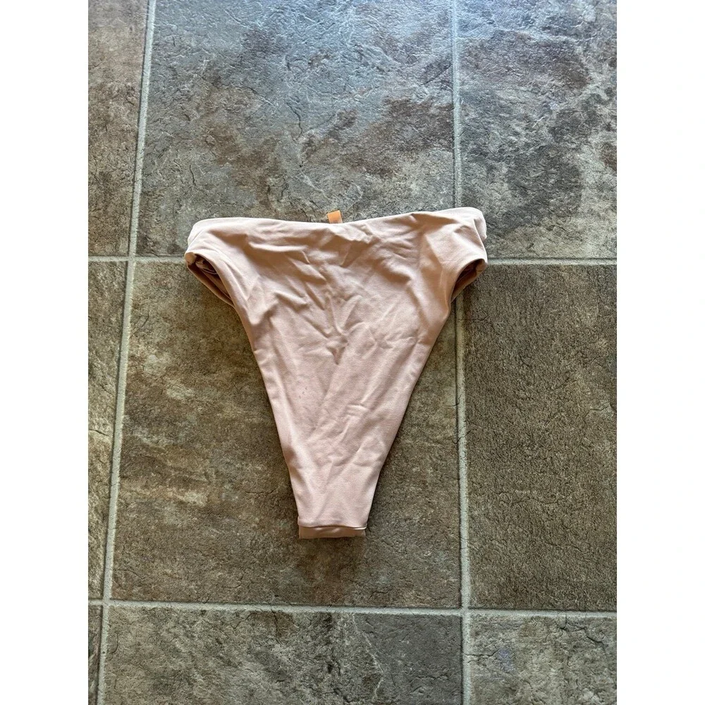 Skims Signature Swim Mid Waist Bottom Ochre Size XXS